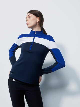 Daily Sports Calais Long Sleeve Half Neck - Spectrum Blue