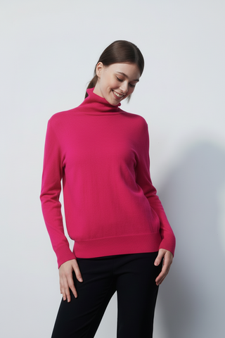 Daily Sports Trissie Long Sleeve Roll Neck - Tulip