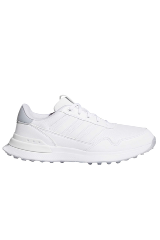 Adidas Womens S2G 26 Leather Spikeless Golf Shoes - White & Silver