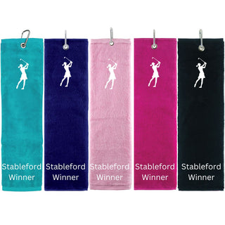 Stableford Winner Tri Fold Golf Towel Prize