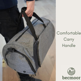 Becmoor | Versatile Duffle Bag | Gym Bag | Travel Bag | Sports Bag - Black