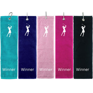 Winner Tri Fold Golf Towel Prize