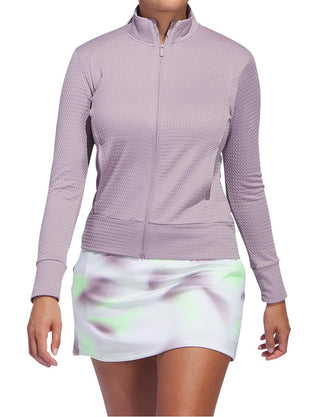 Adidas Women's Ultimate365 Textured Golf Jacket - Lilac