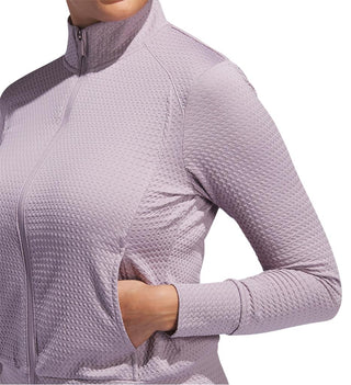 Adidas Women's Ultimate365 Textured Golf Jacket - Lilac