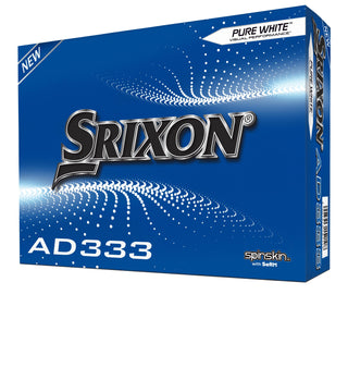 Srixon AD333 Golf Balls - Pure White (12 Pack)