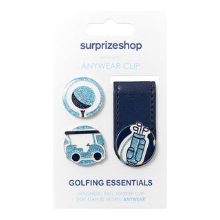 Surprizeshop Golfing Essentials Ball Markers and Anywear Clip Set