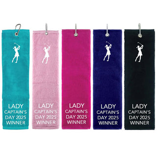 Lady Captain's Day 2025 Winner Tri Fold Golf Towel