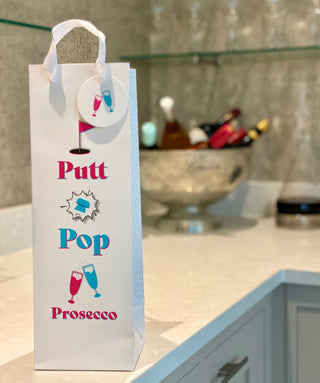 Surprizeshop - 3 Pack Golf Wine Bags - Putt Pop Prosecco