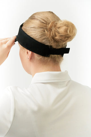 Becmoor Ladies Velcro Visor - Black