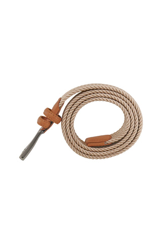 Unisex Woven Holeless Belts (2-Pack) - Beige & Khaki