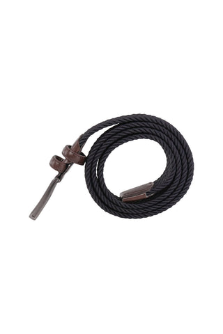 Unisex Woven Holeless Belts (2-Pack) - Navy & Black