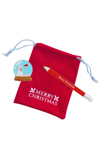 Christmas Snow Globe Golf Ball Marker Gift Set