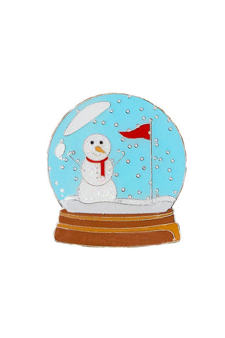 Christmas Snow Globe Golf Ball Marker