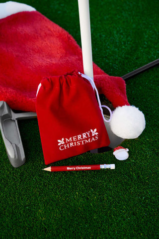 Christmas Santa Hat Golf Ball Marker Gift Set