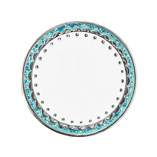 Personalised Ball Marker - Aqua Glitter TEST