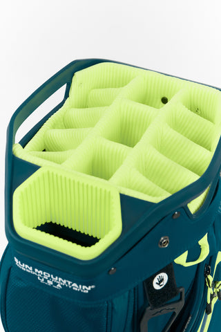 Sun Mountain Water-Resistant Stellar Cart Golf Bag - Blue, Sea & Leaf