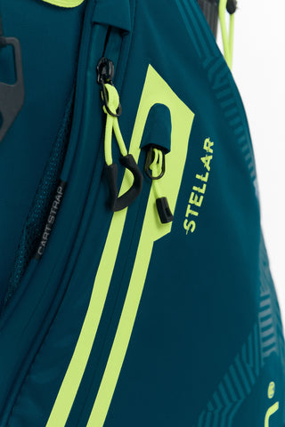 Sun Mountain Water-Resistant Stellar Cart Golf Bag - Blue, Sea & Leaf