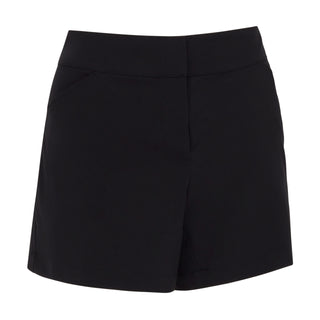 Ladies Woven 4.5" Extra Short Shorts - Caviar