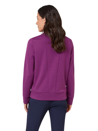 Soft Touch Ladies Golf Pullover - Gloxinia