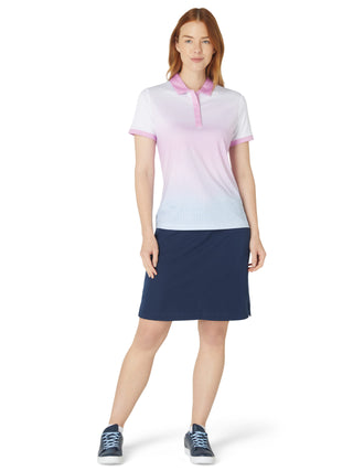 Callaway Golf Chev Gradient Ladies Short Sleeve Polo - Brilliant White