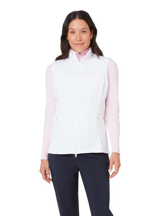 Insulated Ladies Golf Vest - Brilliant White