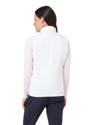 Insulated Ladies Golf Vest - Brilliant White