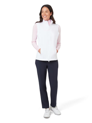 Insulated Ladies Golf Vest - Brilliant White