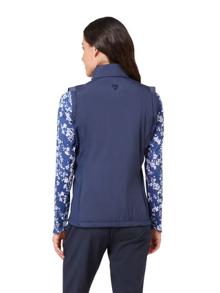 Insulated Ladies Golf Vest - Peacoat