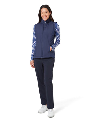 Insulated Ladies Golf Vest - Peacoat