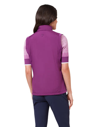 Insulated Ladies Golf Vest - Gloxinia