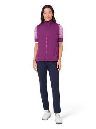 Insulated Ladies Golf Vest - Gloxinia