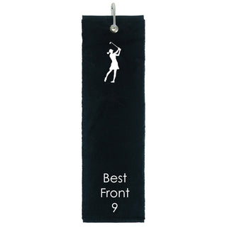 Best Front 9 Tri Fold Golf Towel Prize