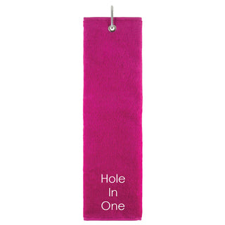 Hole in One Tri Fold Golf Towel Prize