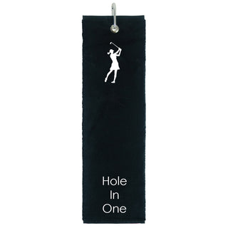 Hole in One Tri Fold Golf Towel Prize
