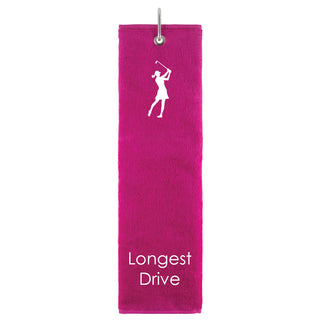 Surprizeshop Longest Drive Tri Fold Golf Towel Prize