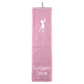 Surprizeshop Longest Drive Tri Fold Golf Towel Prize