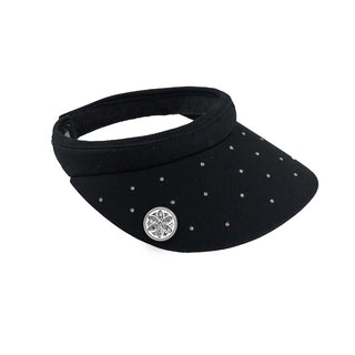 Surprizeshop Crystal Clip Golf Visor with Ball Marker - Black