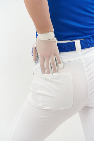 All Weather Mesh/Sun Ladies Golf Glove - Navy