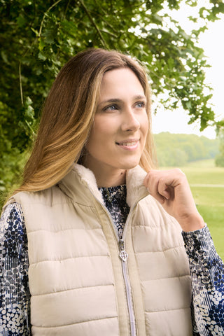 Pure Golf Ladies Hemisphere Gilet- Limestone