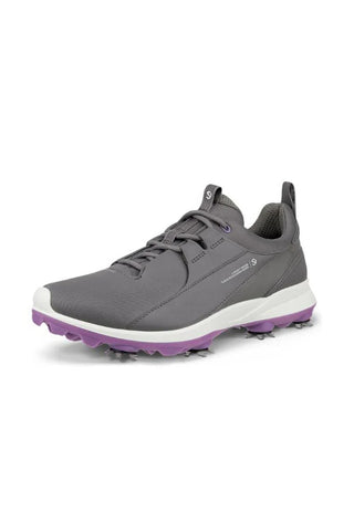 Ecco Golf Biom Tour Lace Waterproof Ladies Golf Shoes - Steel