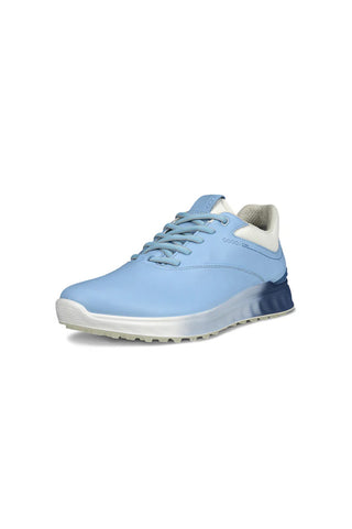 Ecco S Three Waterproof Ladies Golf Shoes - Bluebell/Retro Blue