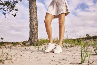 ECCO Golf Street Vibe Ladies Golf Shoes - Limestone, White & Blush