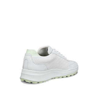 ECCO Golf Street Vibe Ladies Golf Shoes - Shadow White, White & Lime Cream