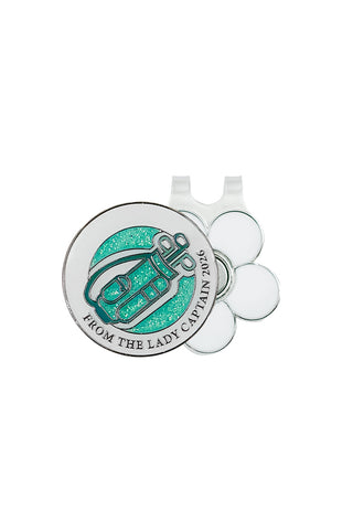 From The Lady Captain 2026 Ball Marker & Visor Clip Gift Set - Aqua