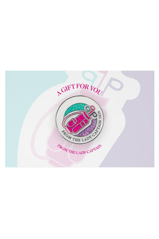 From The Lady Captain 2026 Ball Marker - Multi Colour