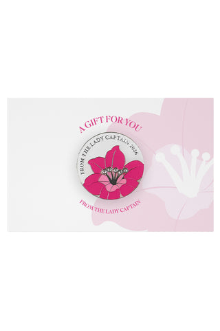 From The Lady Captain 2026 Ball Marker - Azalea Pink