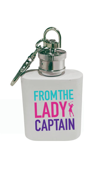 From The Lady Captain 1oz Shot Hipflask