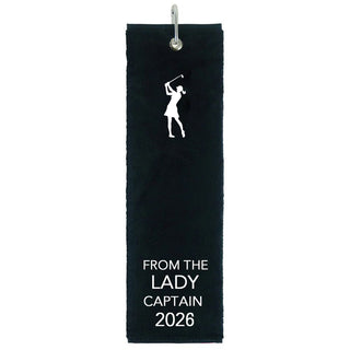 From the Lady Captain 2026 Tri Fold Golf Towel