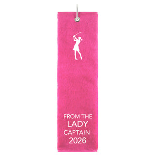 From the Lady Captain 2026 Tri Fold Golf Towel
