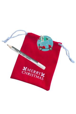 From The Lady Captain Christmas Ball Marker Gift Set - Golf Cart